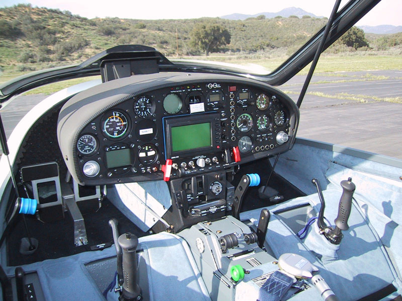 cockpit of Stemme S10-vt Motorglider