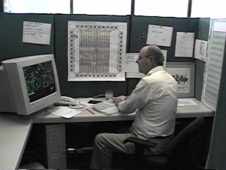 Chuck at desk at iTV